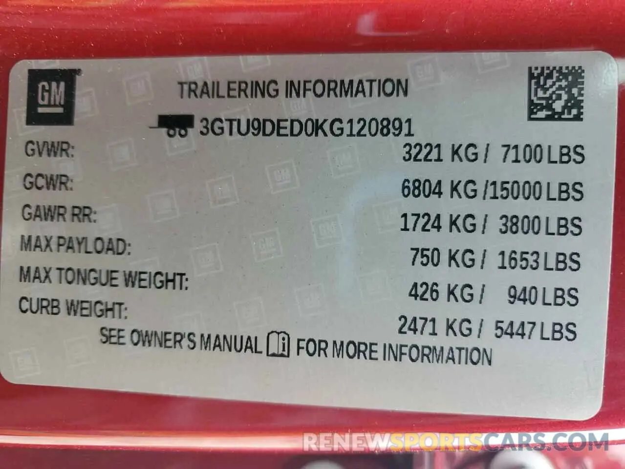 13 Фотография поврежденного автомобиля 3GTU9DED0KG120891 GMC SIERRA 2019
