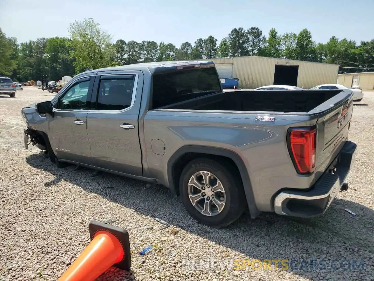 2 Photograph of a damaged car 3GTU9DED2KG223813 GMC SIERRA 2019