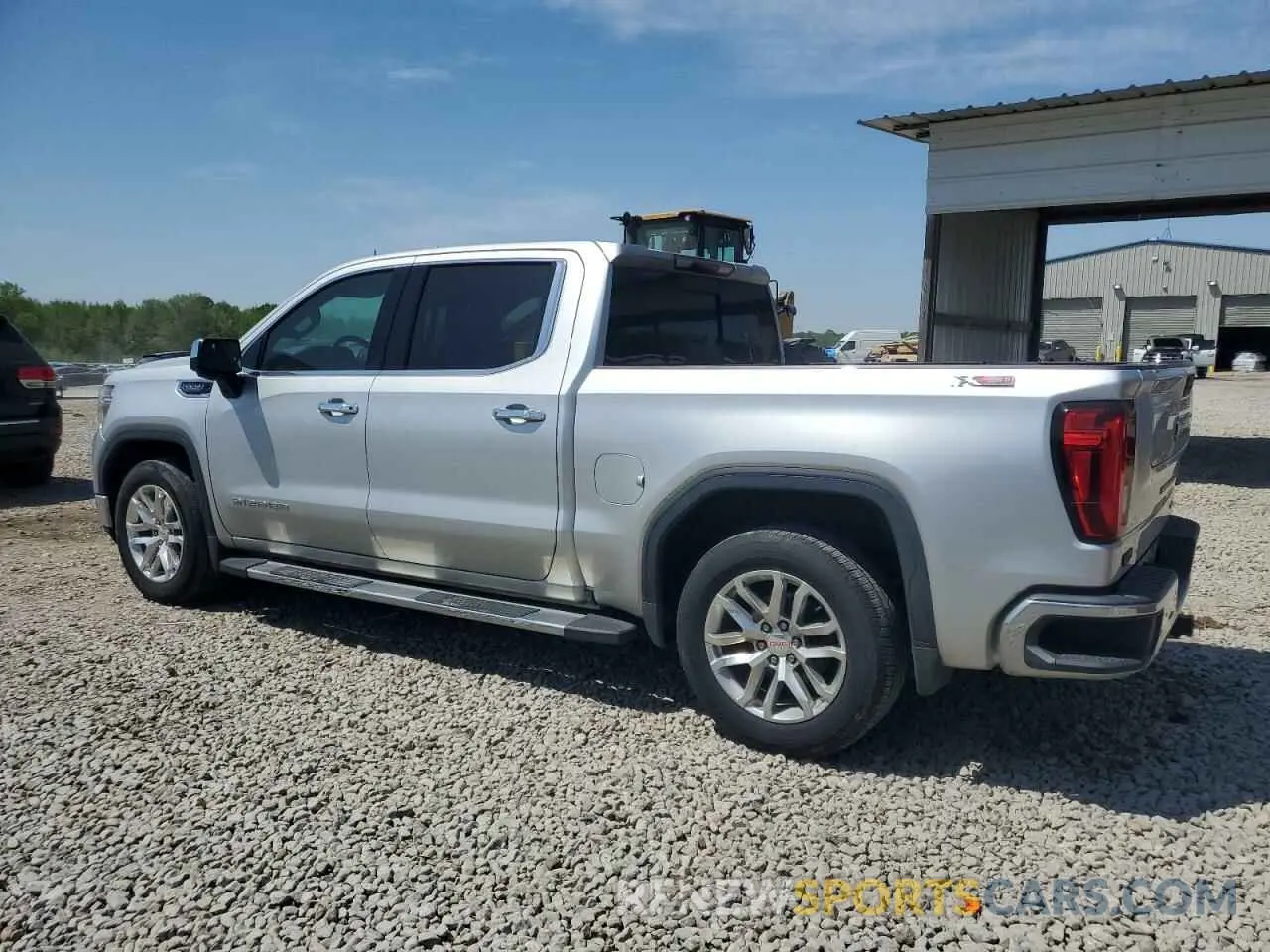 2 Photograph of a damaged car 3GTU9DED5KG238001 GMC SIERRA 2019