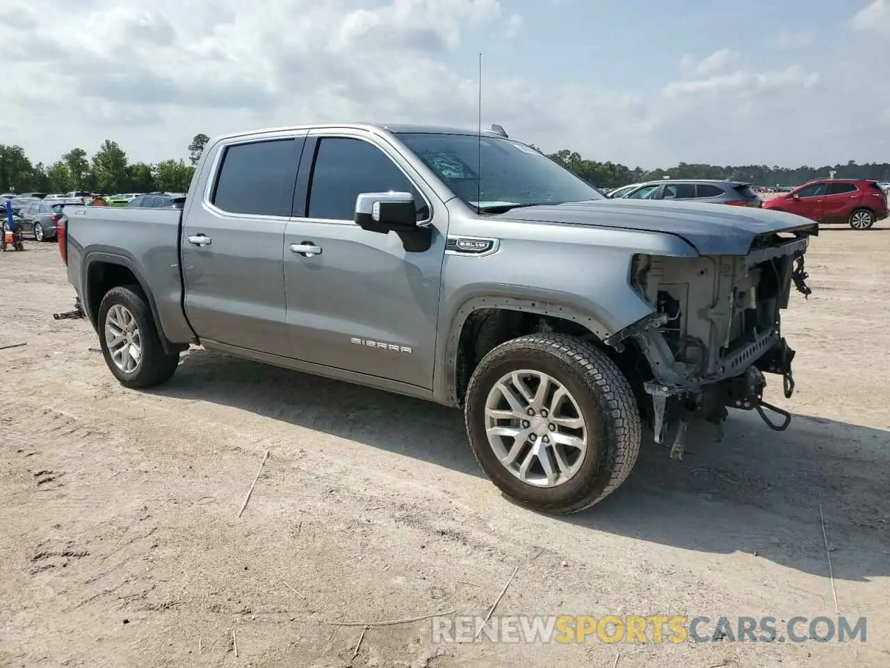 4 Фотография поврежденного автомобиля 3GTU9DED5KG263156 GMC SIERRA 2019
