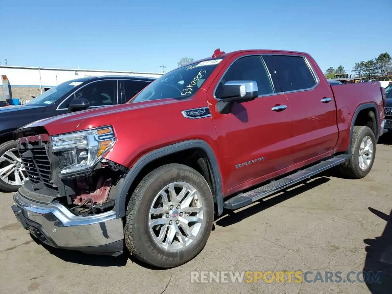 1 Photograph of a damaged car 3GTU9DED6KG235799 GMC SIERRA 2019