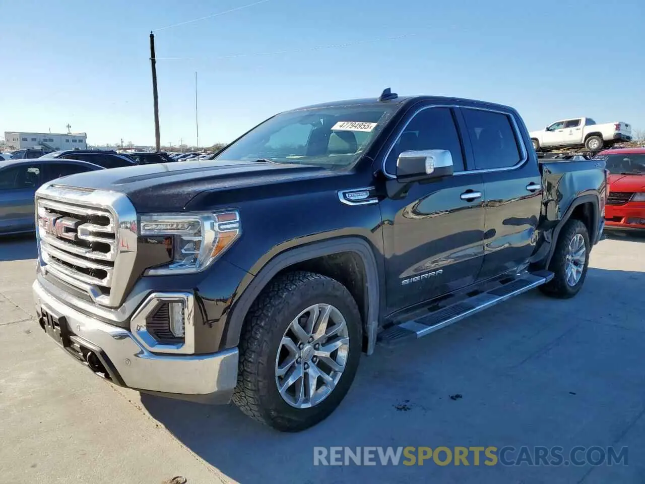 1 Photograph of a damaged car 3GTU9DED8KG106236 GMC SIERRA 2019