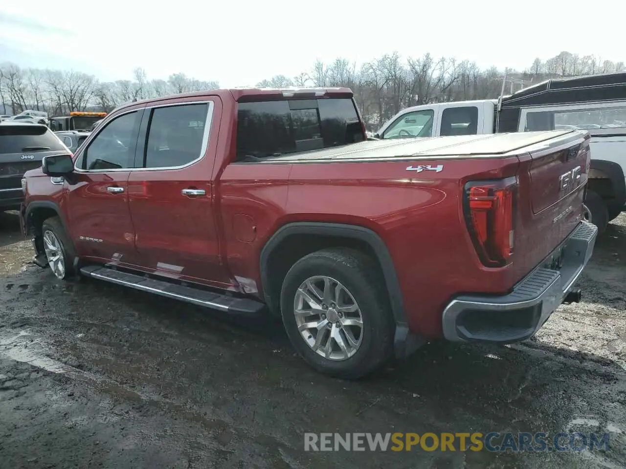 2 Photograph of a damaged car 3GTU9DEL8KG134416 GMC SIERRA 2019