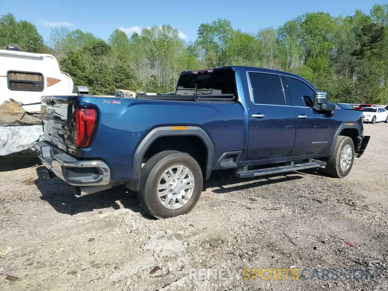 3 Фотография поврежденного автомобиля 1GT49NEY2LF161437 GMC SIERRA 2020