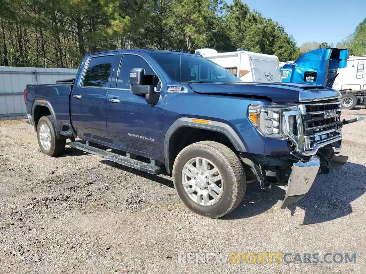 4 Фотография поврежденного автомобиля 1GT49NEY2LF161437 GMC SIERRA 2020