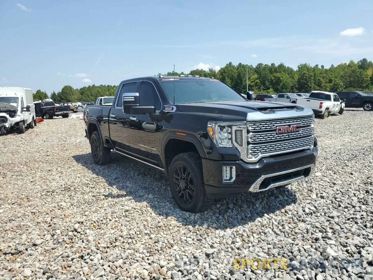 4 Photograph of a damaged car 1GT49REY3LF327956 GMC SIERRA 2020
