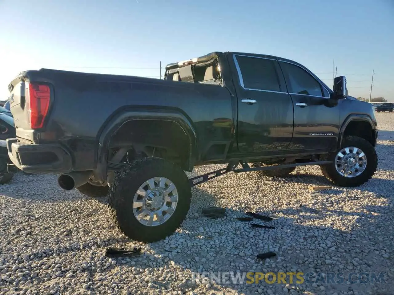 3 Photograph of a damaged car 1GT49REY9LF133397 GMC SIERRA 2020