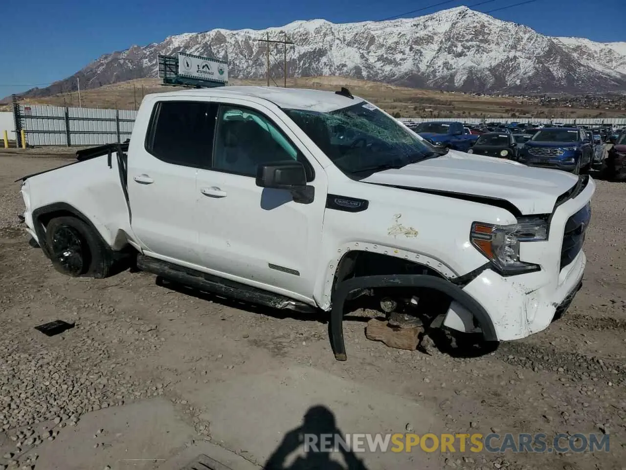 4 Фотография поврежденного автомобиля 1GTR9CED0LZ203495 GMC SIERRA 2020