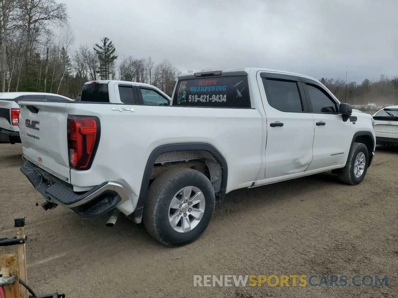 3 Фотография поврежденного автомобиля 1GTU9AEF0LZ325287 GMC SIERRA 2020