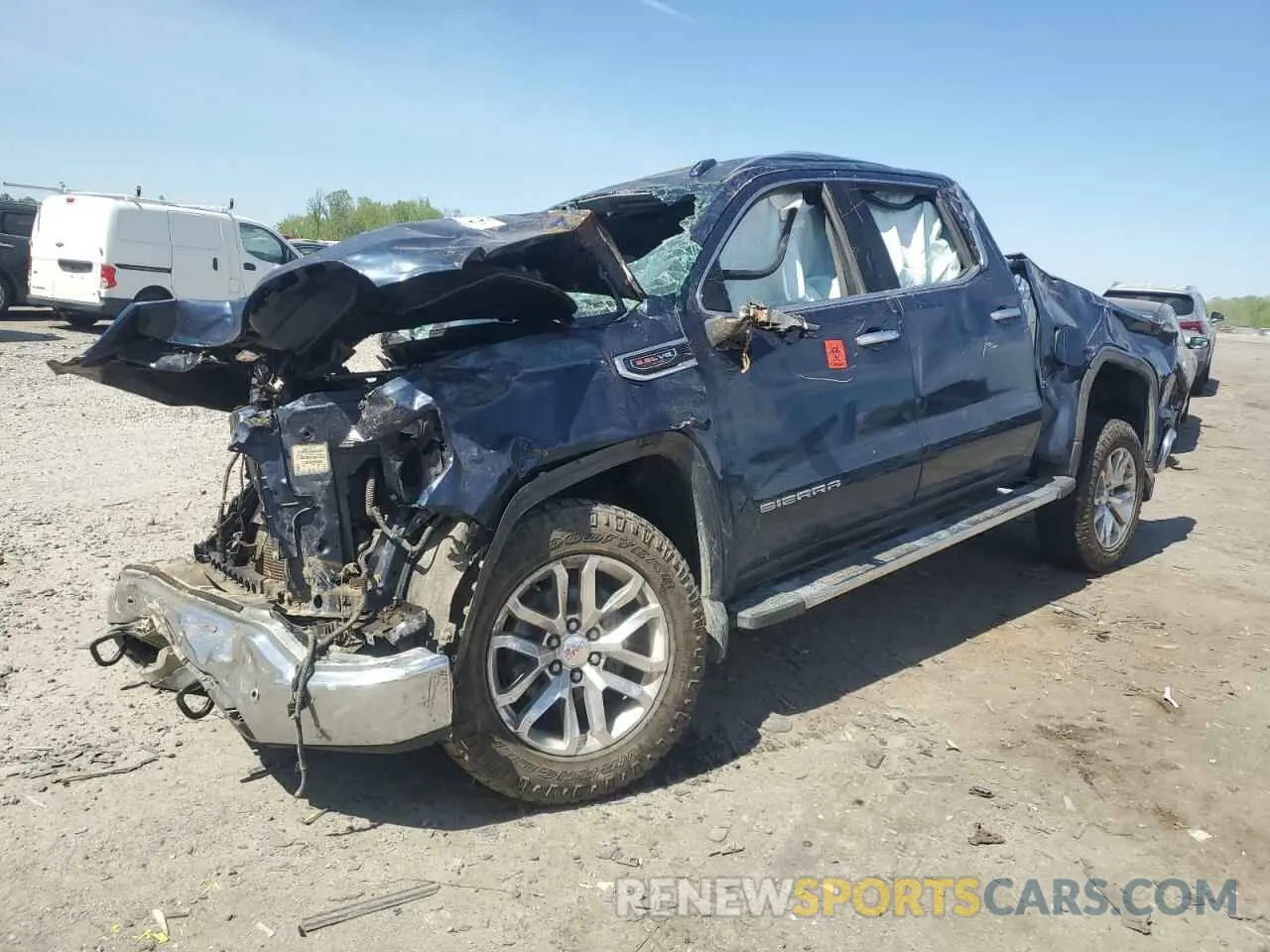 1 Photograph of a damaged car 1GTU9DEL1LZ120598 GMC SIERRA 2020