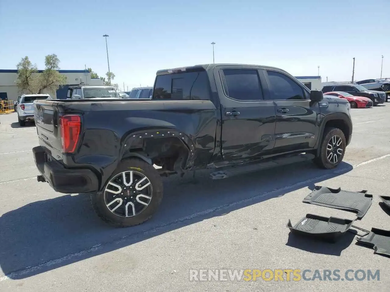 3 Photograph of a damaged car 1GTU9EET7LZ316857 GMC SIERRA 2020