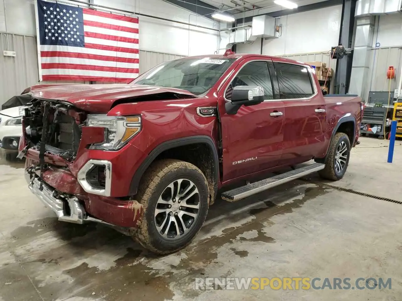1 Photograph of a damaged car 1GTU9FEL4LZ173615 GMC SIERRA 2020