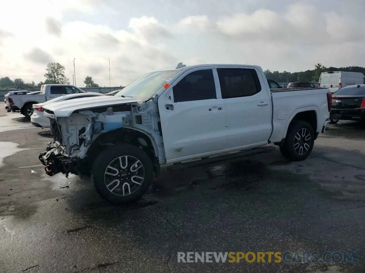 1 Photograph of a damaged car 3GTU9EET2LG240612 GMC SIERRA 2020