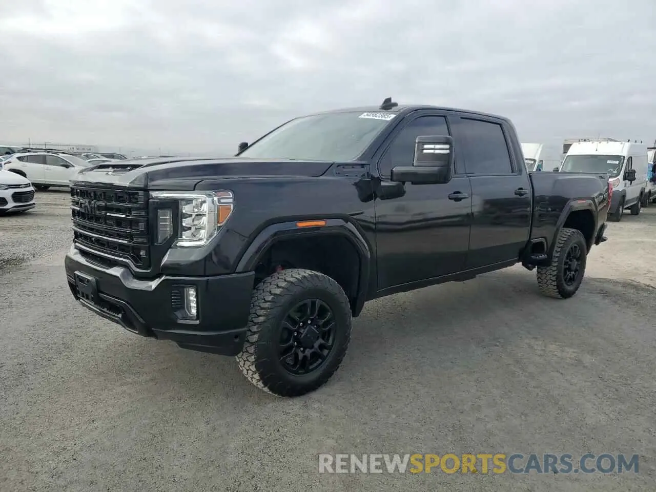 1 Photograph of a damaged car 1GT49MEY0MF185781 GMC SIERRA 2021