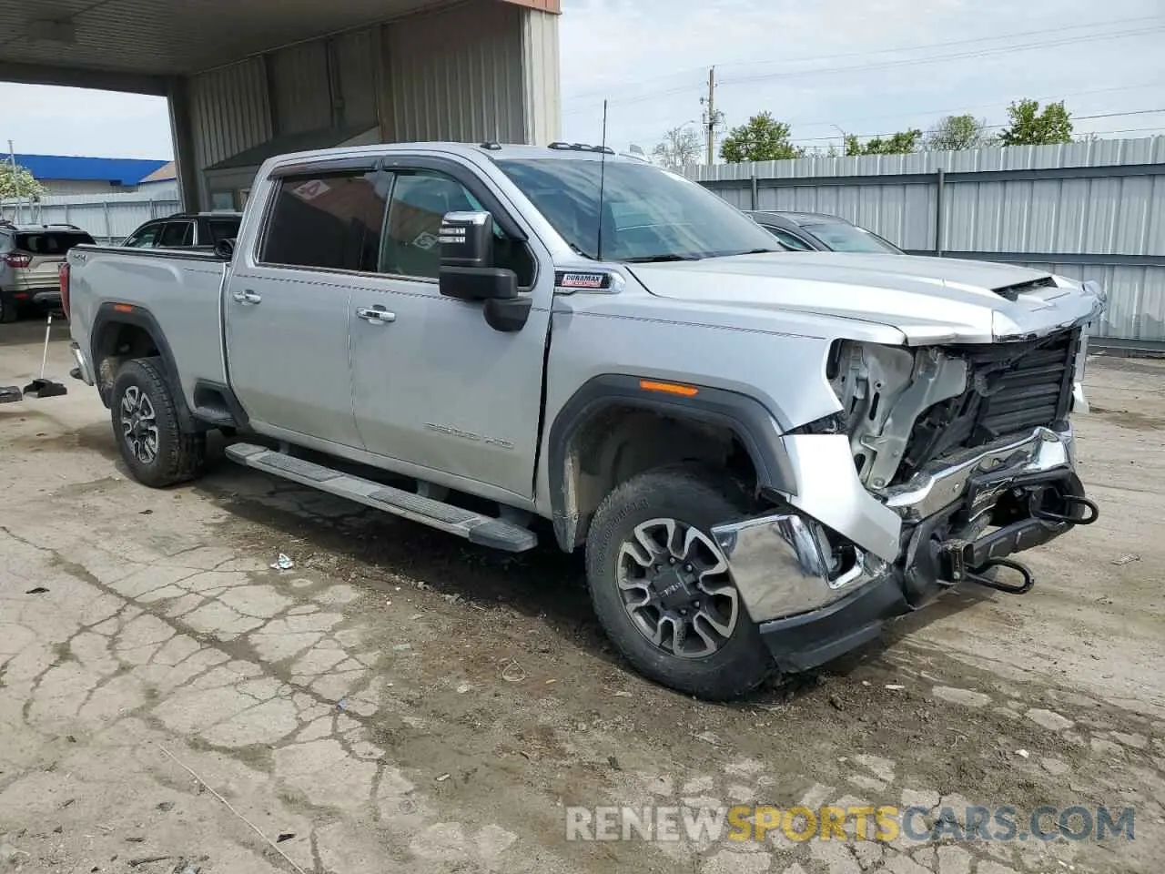 4 Photograph of a damaged car 1GT49NEY5MF237959 GMC SIERRA 2021