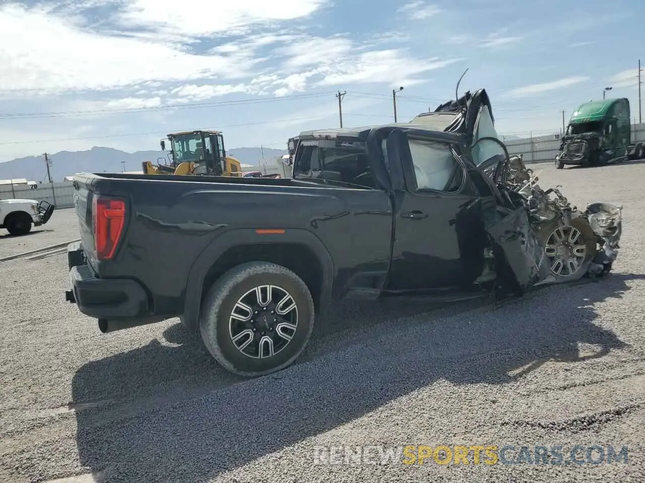 3 Photograph of a damaged car 1GT49PEY7MF126079 GMC SIERRA 2021