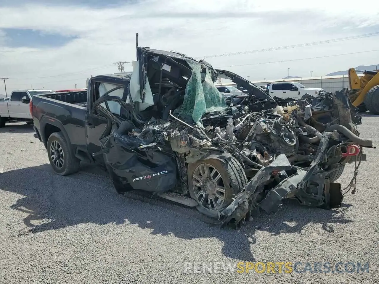4 Photograph of a damaged car 1GT49PEY7MF126079 GMC SIERRA 2021