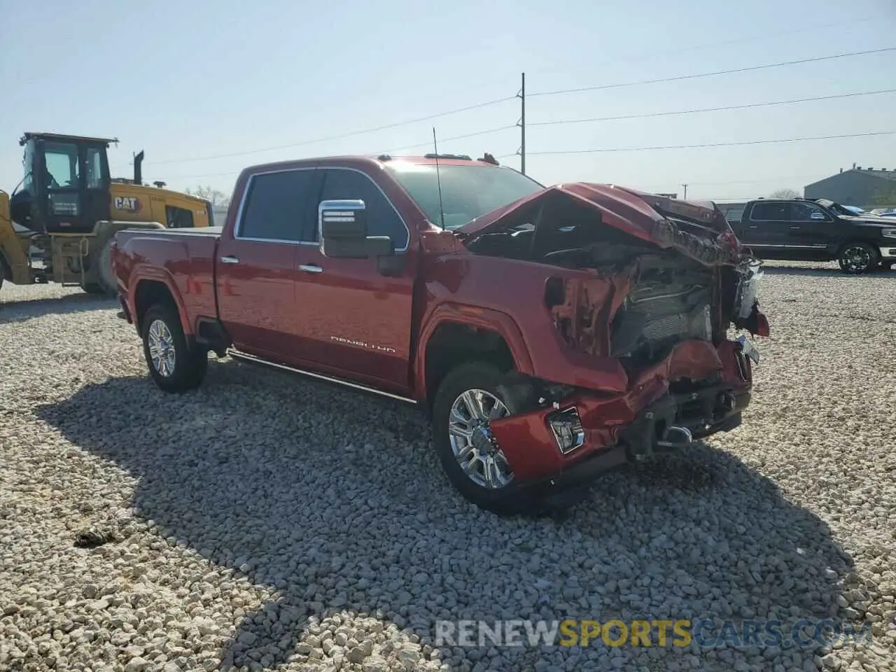 4 Фотография поврежденного автомобиля 1GT49REY5MF313266 GMC SIERRA 2021
