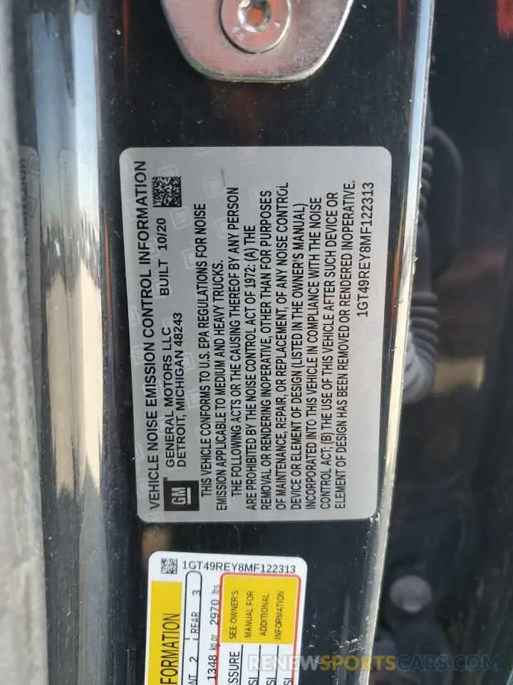 12 Фотография поврежденного автомобиля 1GT49REY8MF122313 GMC SIERRA 2021