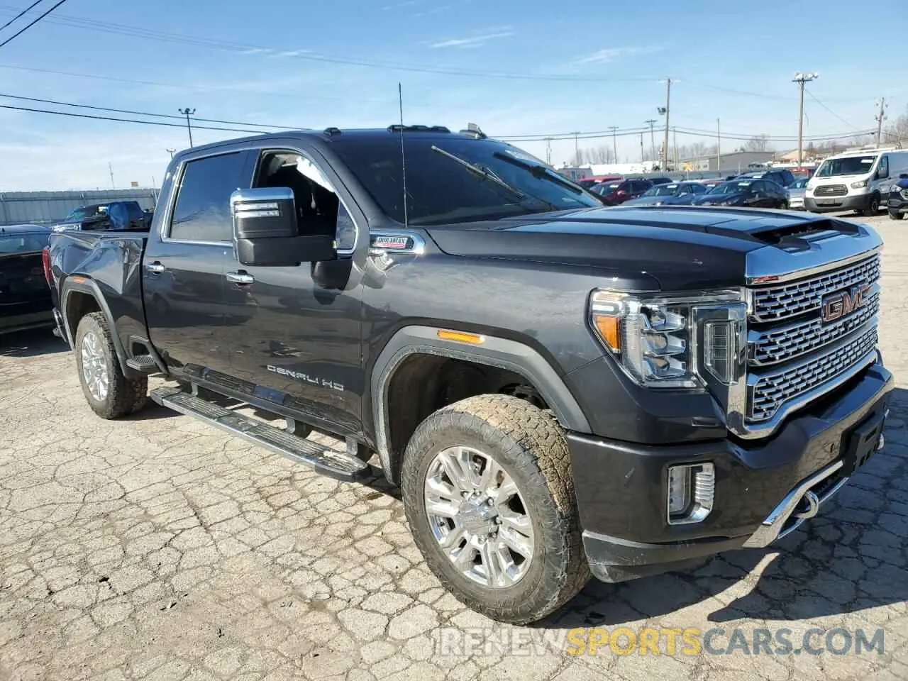 4 Фотография поврежденного автомобиля 1GT49REY8MF122313 GMC SIERRA 2021