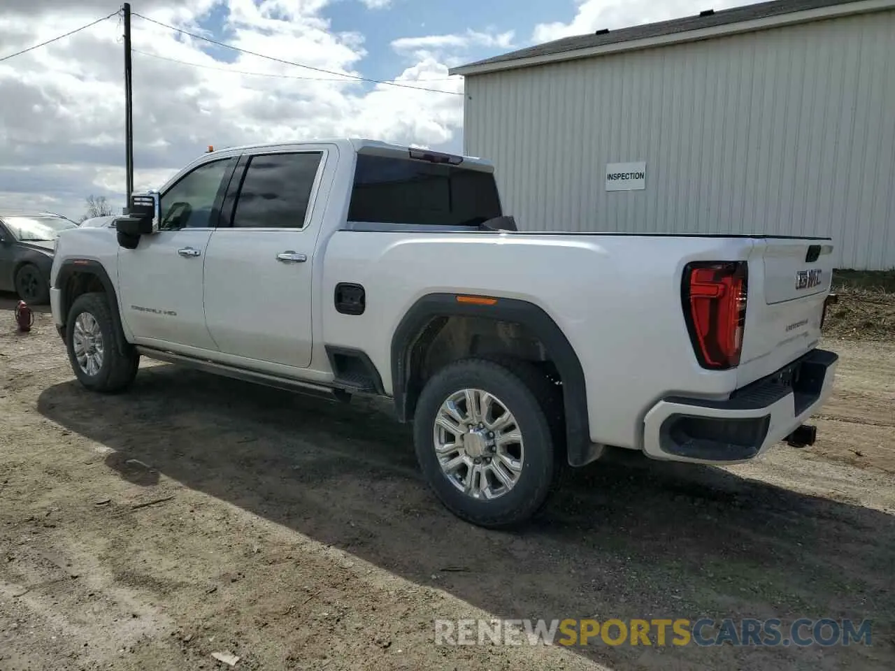 2 Photograph of a damaged car 1GT49REY8MF179031 GMC SIERRA 2021