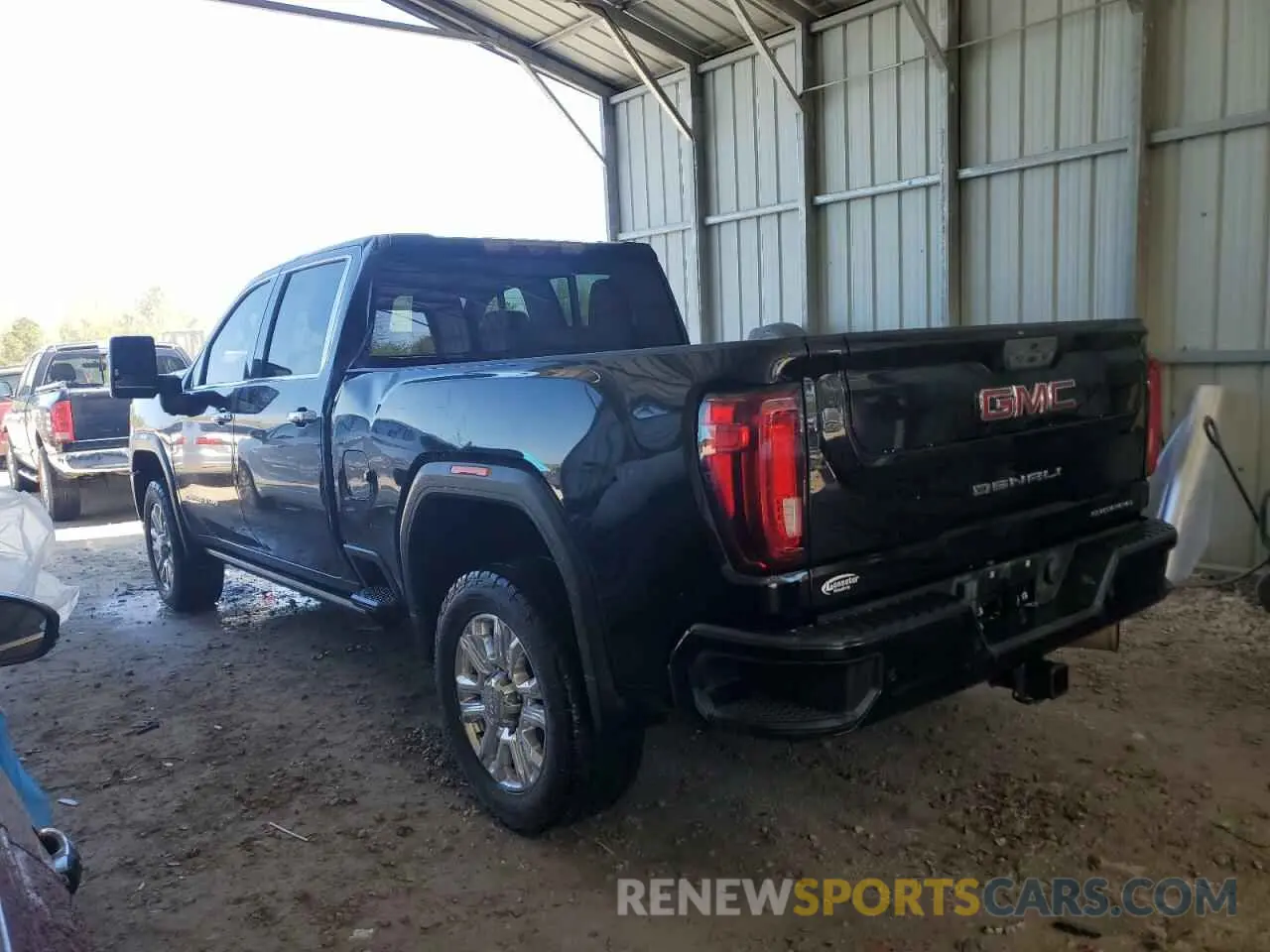 2 Photograph of a damaged car 1GT49REY8MF257596 GMC SIERRA 2021