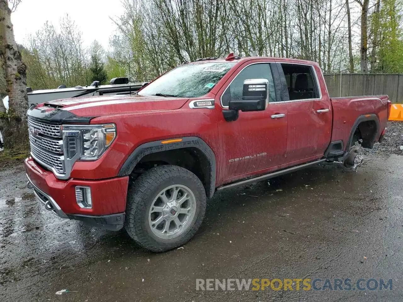 1 Фотография поврежденного автомобиля 1GT49WEY6MF297173 GMC SIERRA 2021