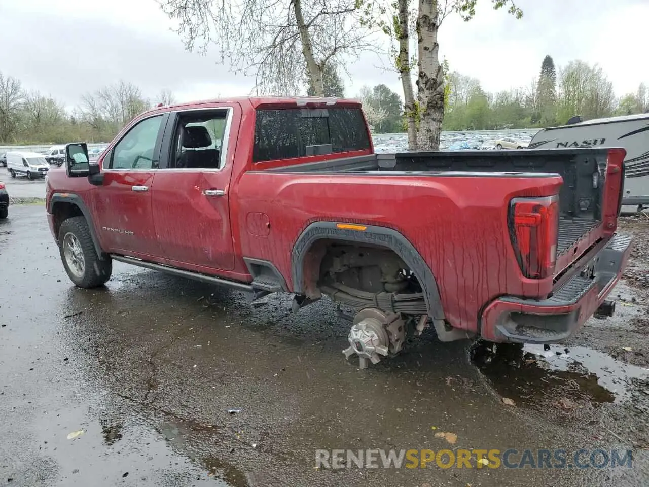2 Фотография поврежденного автомобиля 1GT49WEY6MF297173 GMC SIERRA 2021