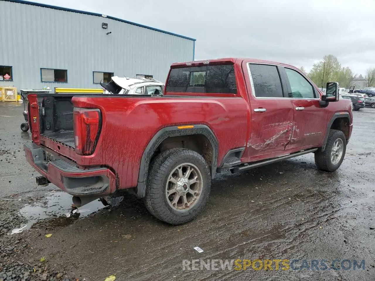 3 Фотография поврежденного автомобиля 1GT49WEY6MF297173 GMC SIERRA 2021