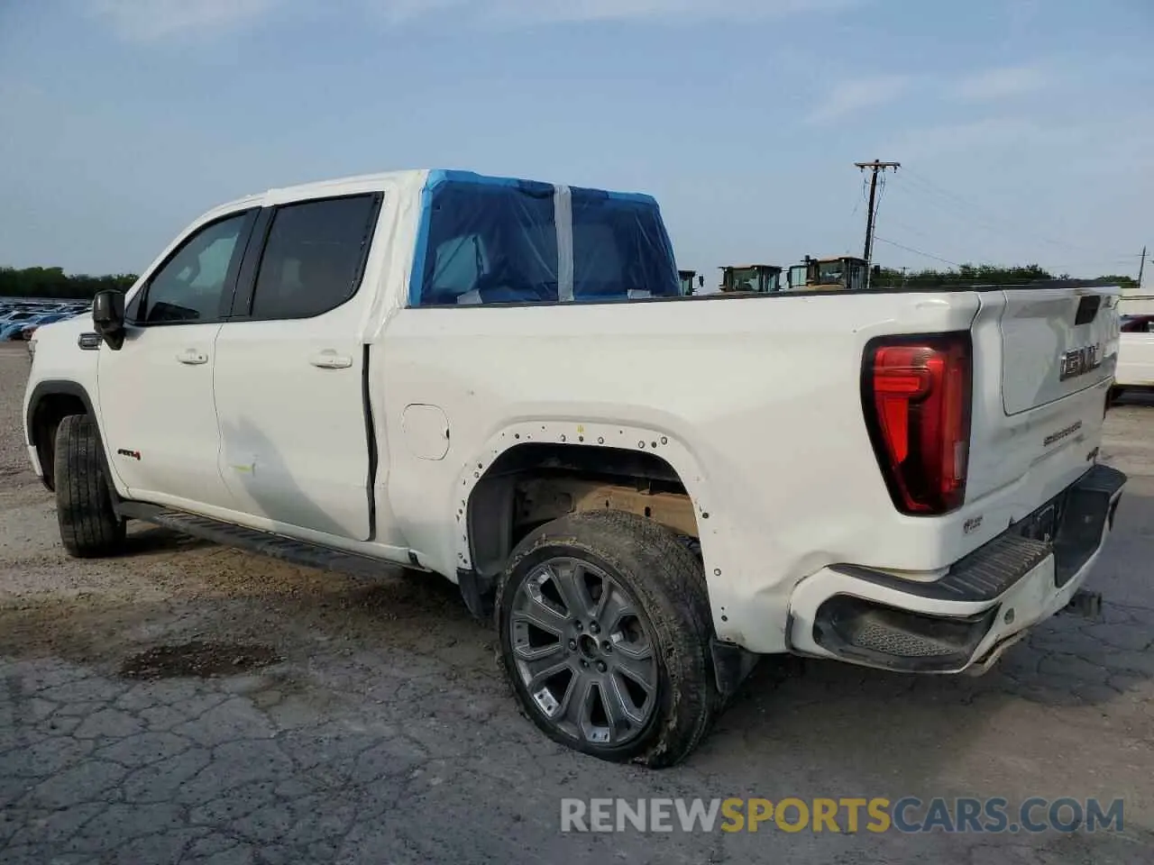 2 Photograph of a damaged car 1GTP9EEL9MZ257583 GMC SIERRA 2021