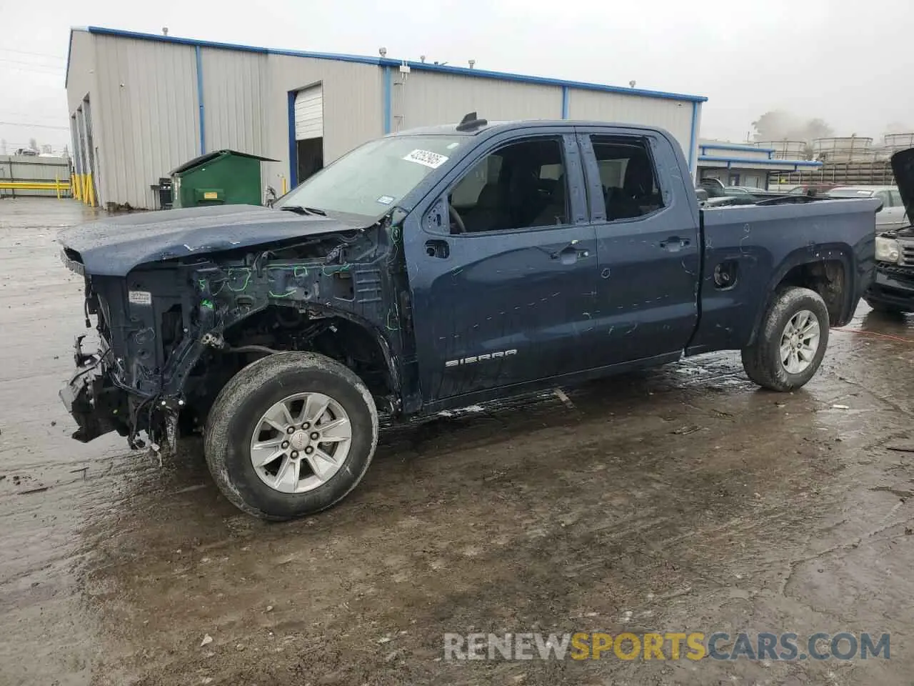 1 Photograph of a damaged car 1GTR8AEKXMZ152921 GMC SIERRA 2021