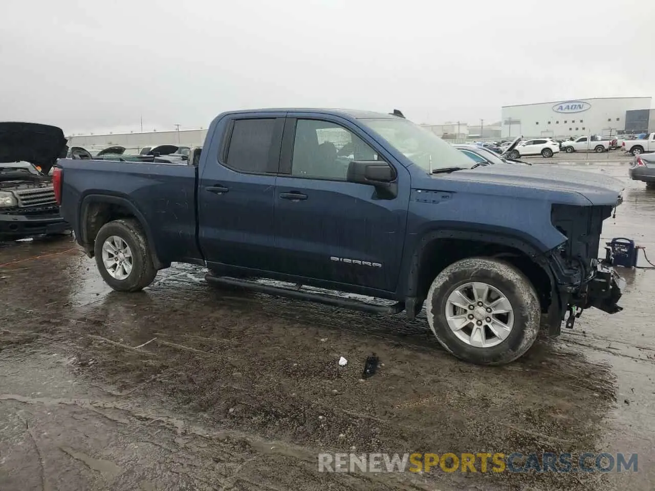 4 Photograph of a damaged car 1GTR8AEKXMZ152921 GMC SIERRA 2021