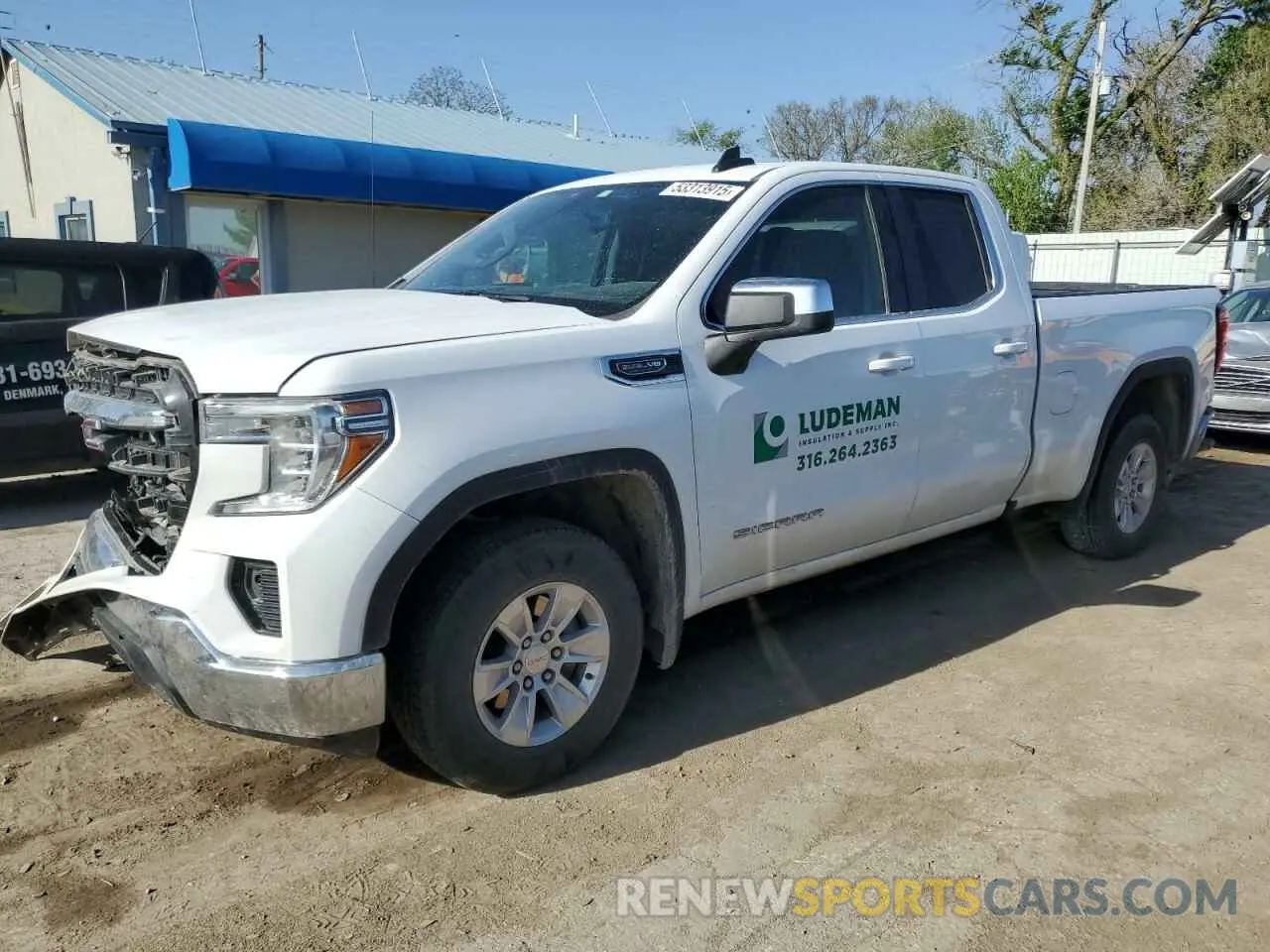 1 Photograph of a damaged car 1GTR8BED1MZ293481 GMC SIERRA 2021