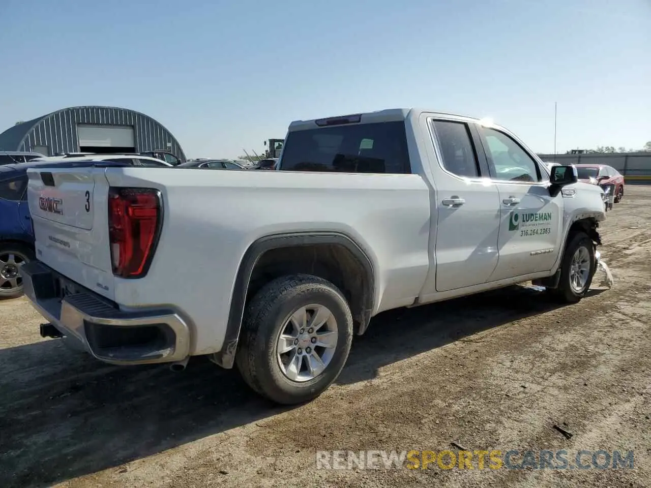 3 Photograph of a damaged car 1GTR8BED1MZ293481 GMC SIERRA 2021