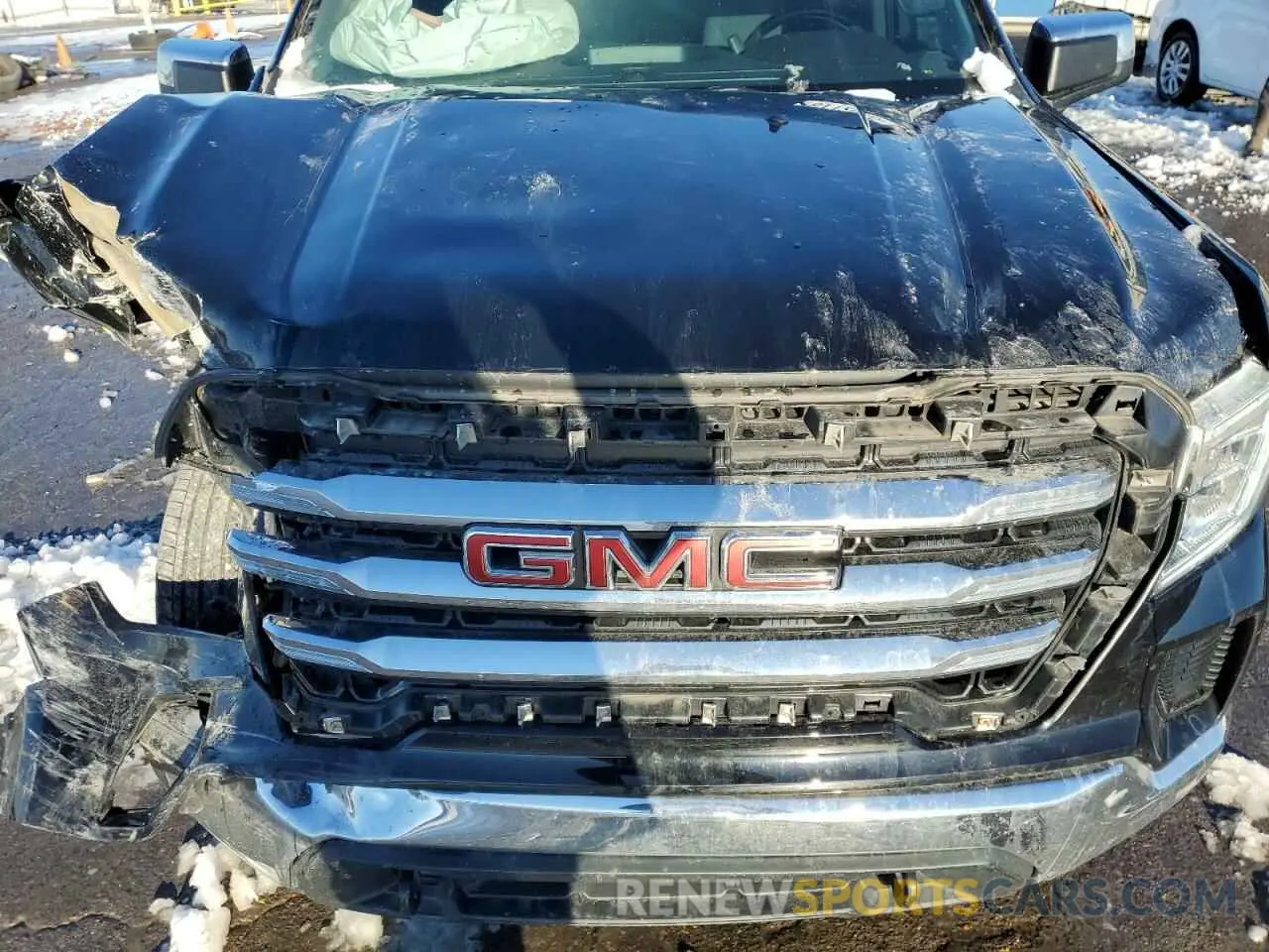 11 Фотография поврежденного автомобиля 1GTR9BEK9MZ161600 GMC SIERRA 2021