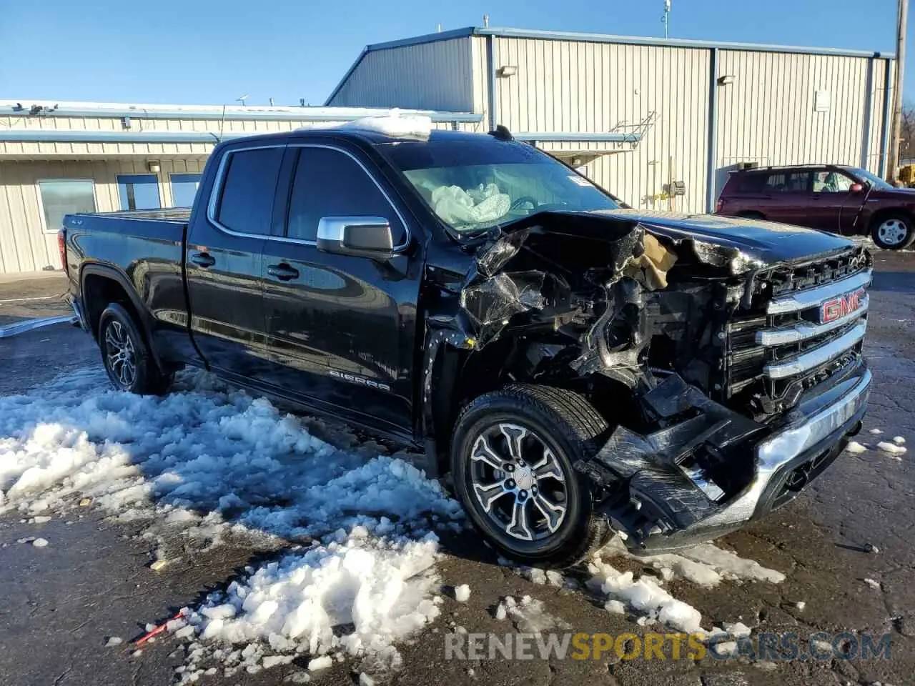 4 Фотография поврежденного автомобиля 1GTR9BEK9MZ161600 GMC SIERRA 2021