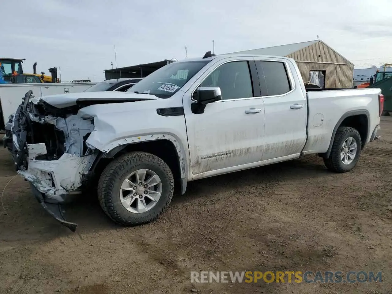 1 Photograph of a damaged car 1GTR9BEK9MZ307123 GMC SIERRA 2021