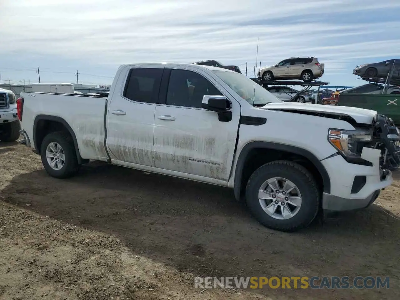 4 Photograph of a damaged car 1GTR9BEK9MZ307123 GMC SIERRA 2021