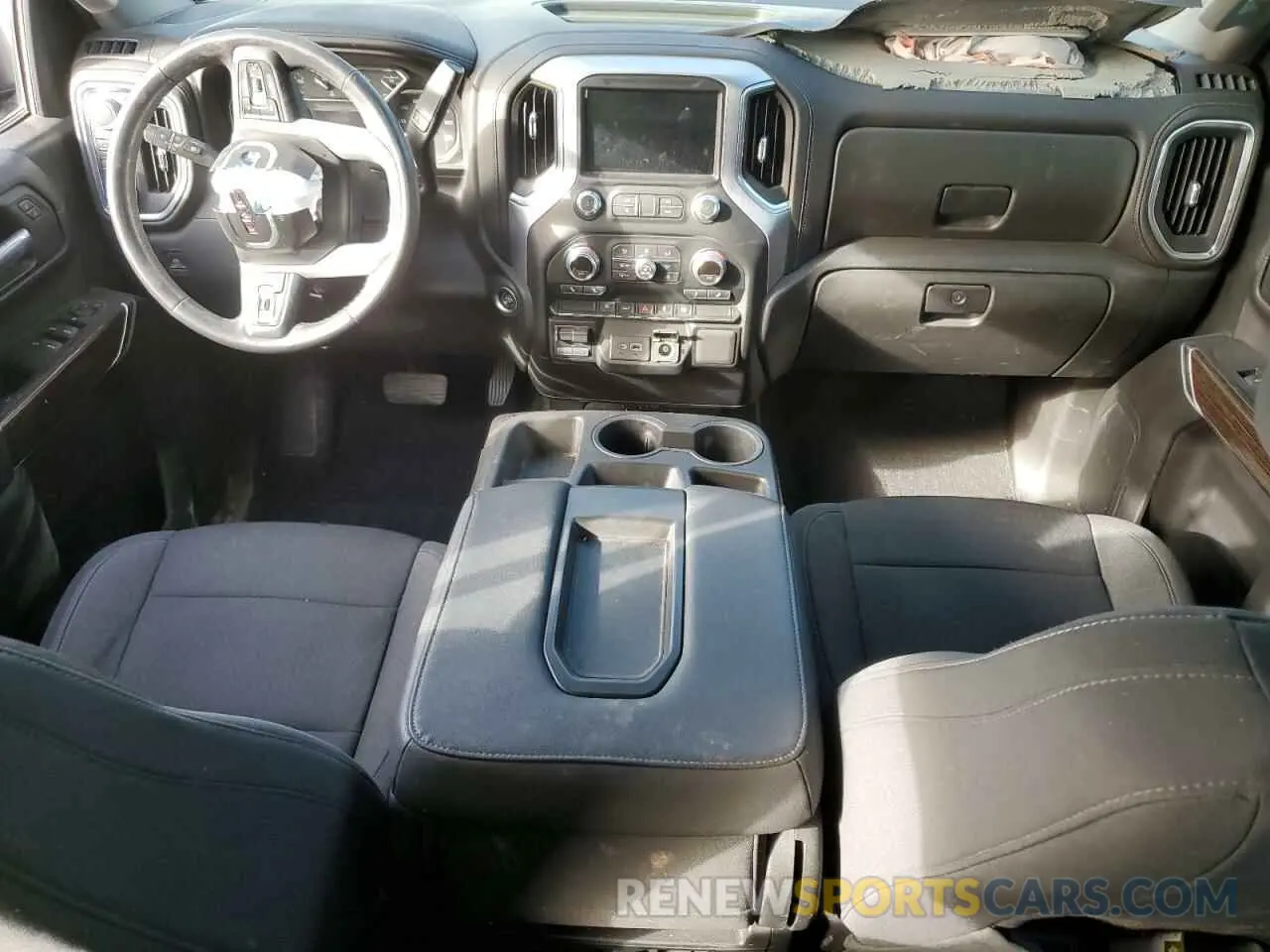 8 Фотография поврежденного автомобиля 1GTR9CEKXMZ186320 GMC SIERRA 2021