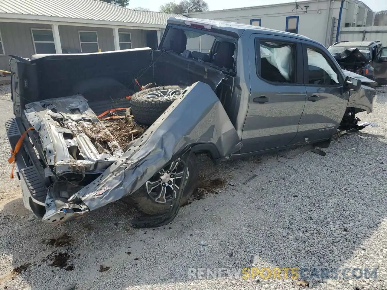 3 Фотография поврежденного автомобиля 1GTU9AEF0MZ230990 GMC SIERRA 2021