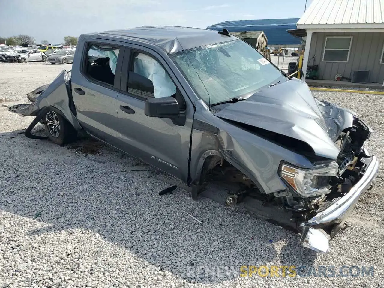 4 Фотография поврежденного автомобиля 1GTU9AEF0MZ230990 GMC SIERRA 2021
