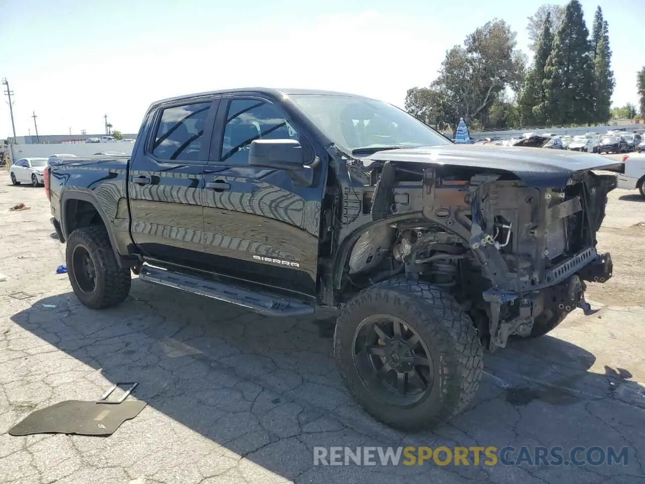 4 Фотография поврежденного автомобиля 1GTU9AEF8MZ229571 GMC SIERRA 2021