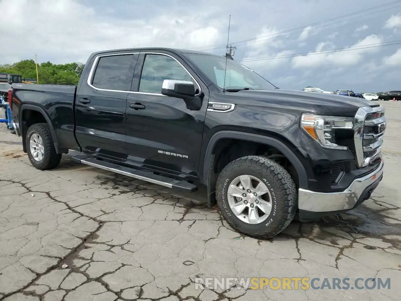 4 Фотография поврежденного автомобиля 1GTU9BEDXMZ374325 GMC SIERRA 2021
