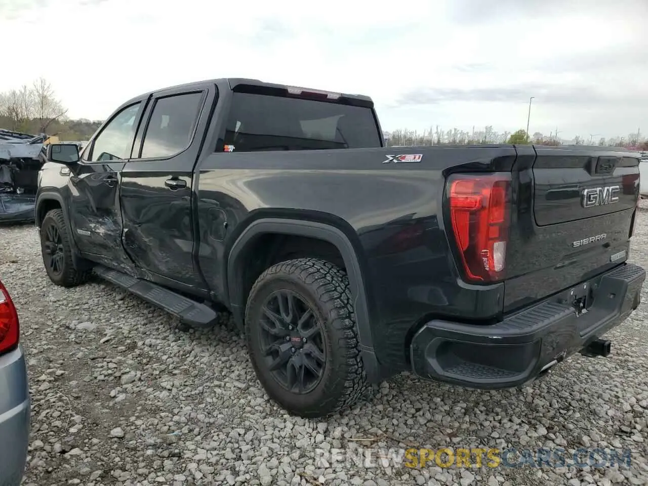 2 Photograph of a damaged car 1GTU9CED0MZ396419 GMC SIERRA 2021