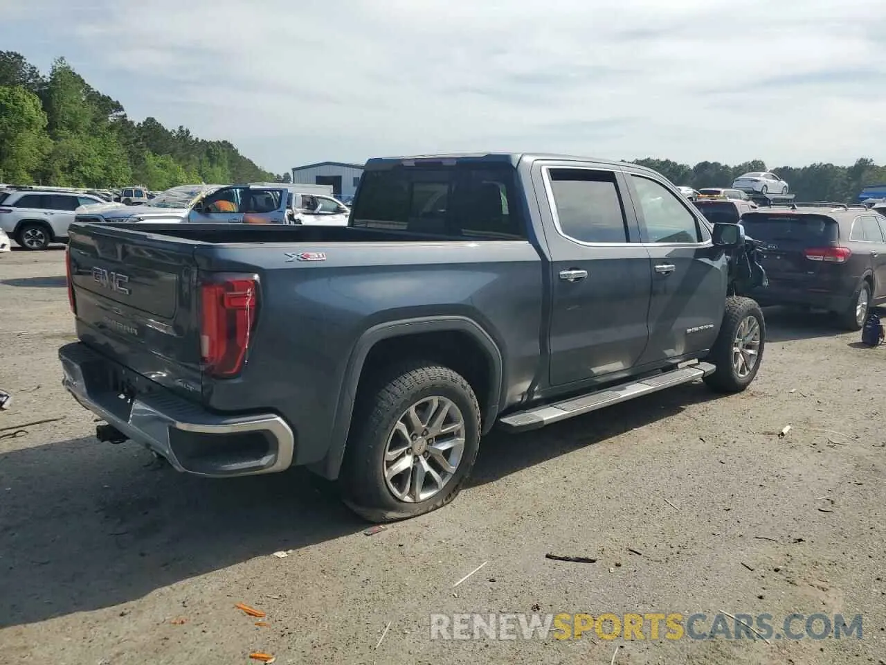 3 Фотография поврежденного автомобиля 1GTU9DED9MZ391659 GMC SIERRA 2021