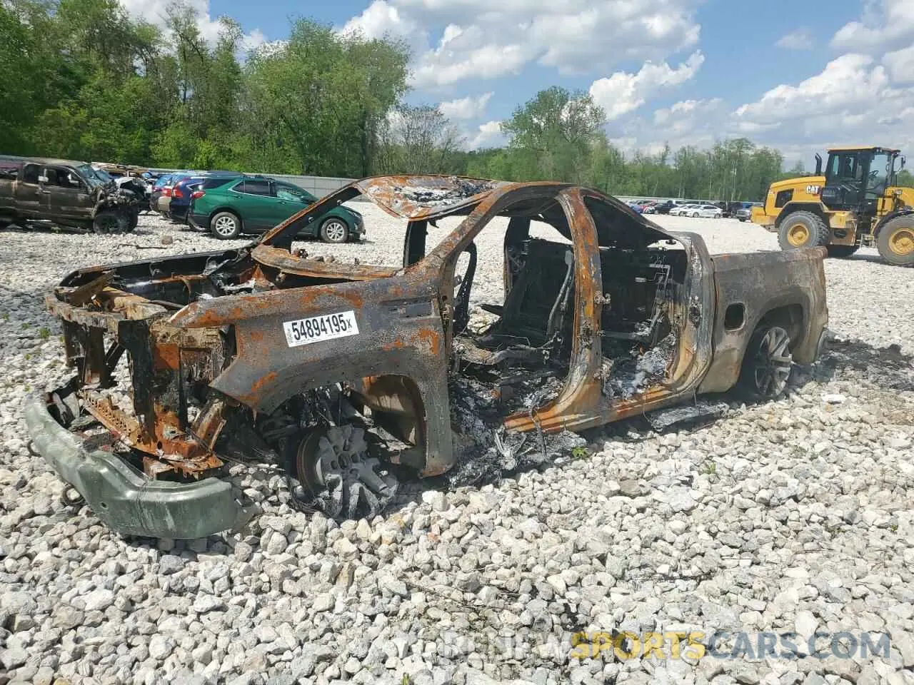 1 Photograph of a damaged car 1GTU9DET5MZ203128 GMC SIERRA 2021