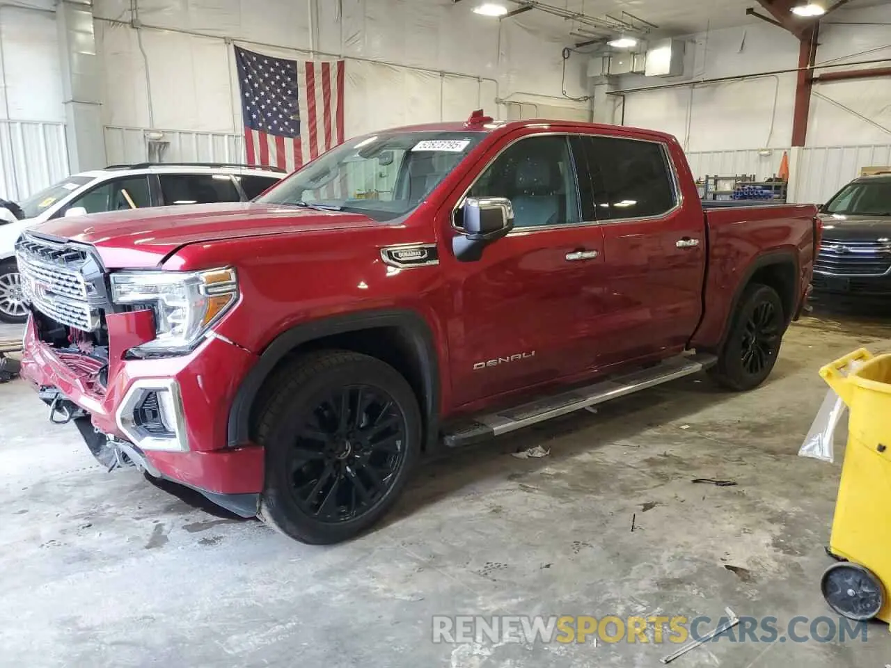 1 Фотография поврежденного автомобиля 1GTU9FET0MZ410425 GMC SIERRA 2021