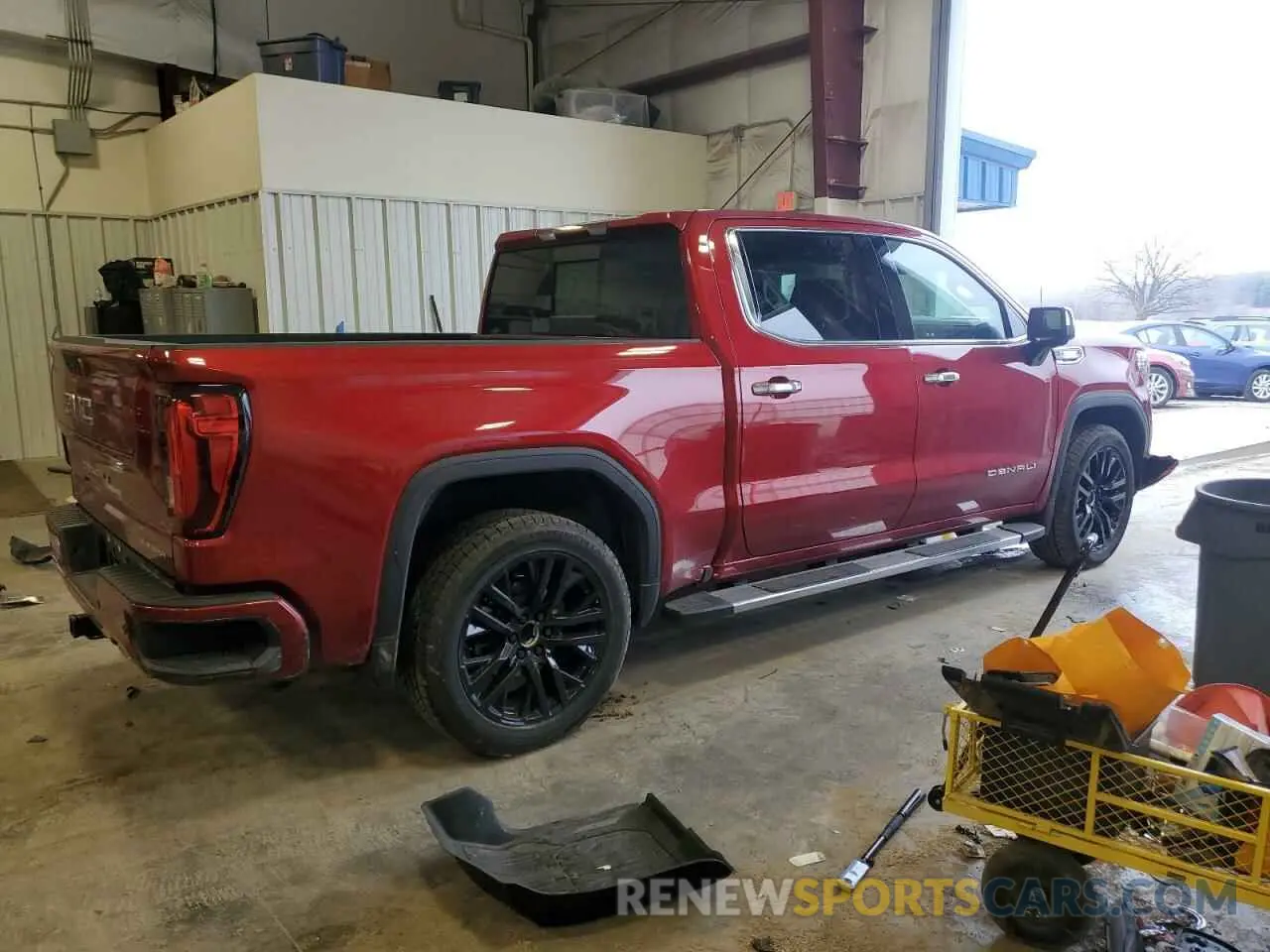 3 Фотография поврежденного автомобиля 1GTU9FET0MZ410425 GMC SIERRA 2021
