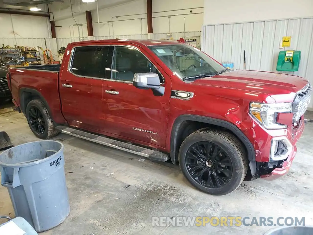 4 Фотография поврежденного автомобиля 1GTU9FET0MZ410425 GMC SIERRA 2021