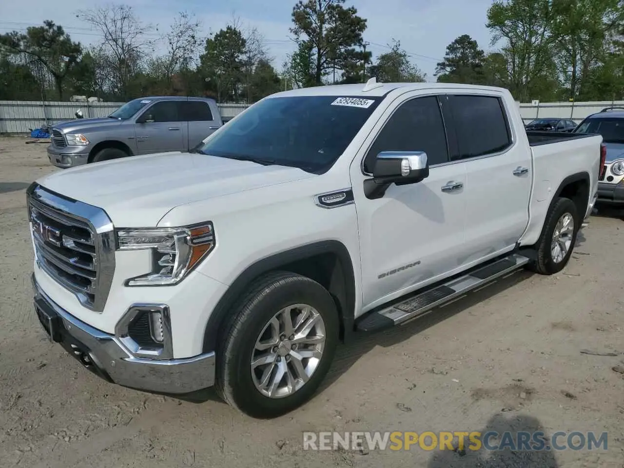 1 Photograph of a damaged car 3GTP8DED2MG186751 GMC SIERRA 2021